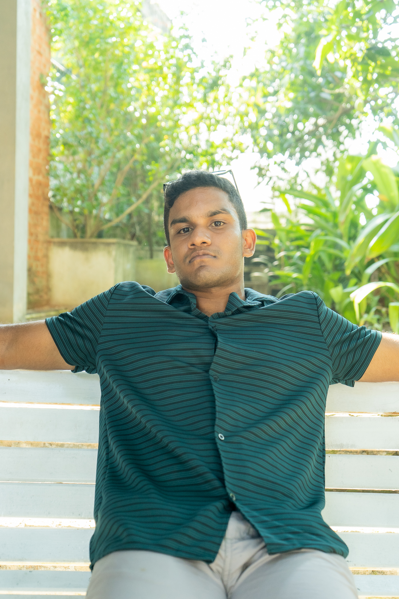 Teal Stripe Shirt alternate view